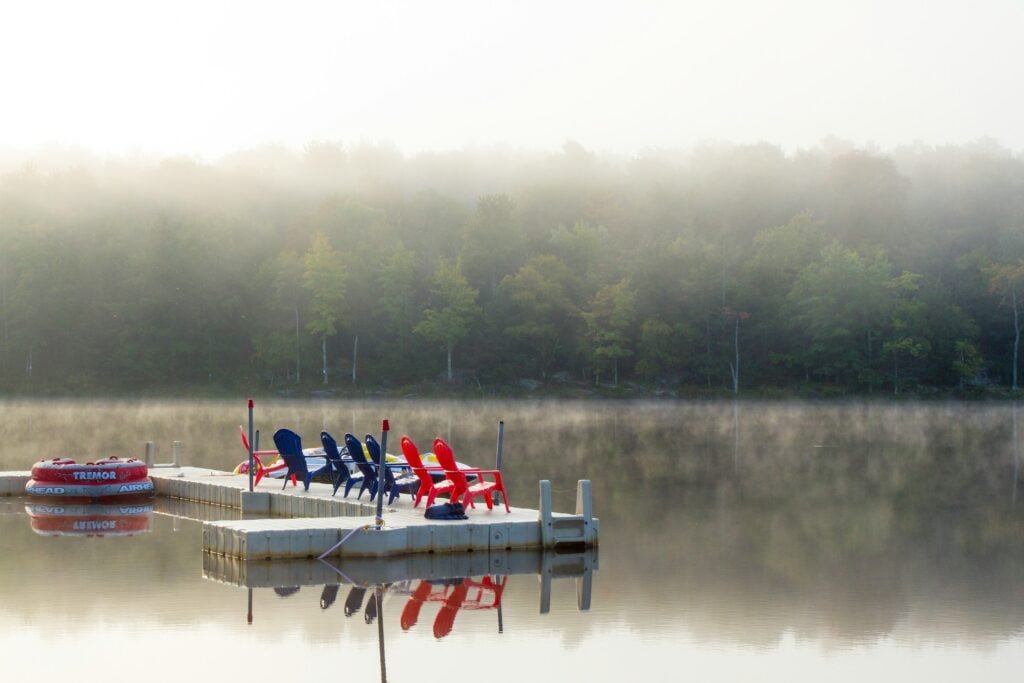 Fixed swim platform - swim platforms for inland lakes