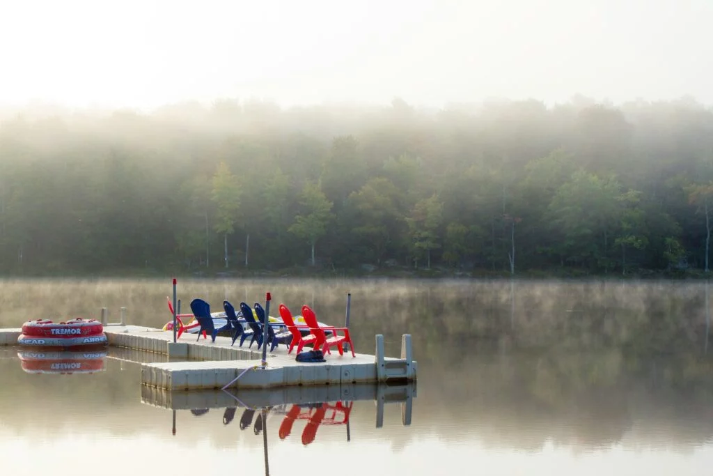 Fixed swim platform - swim platforms for inland lakes