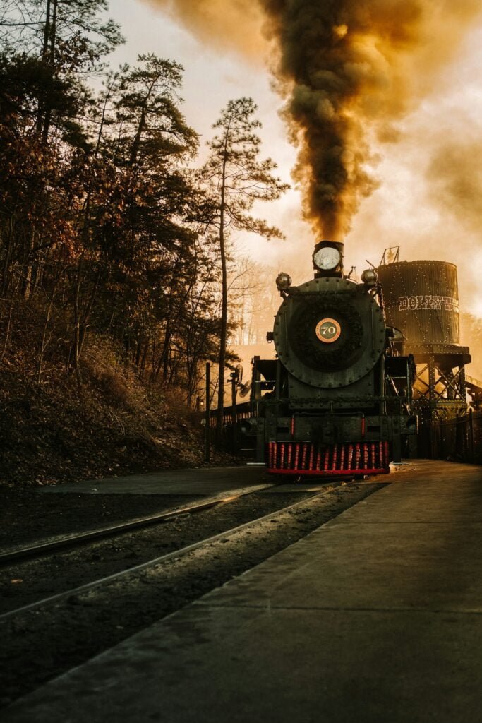 Steam train at dollywood