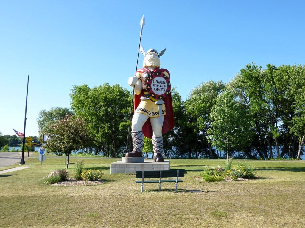 Big ole – the viking statue