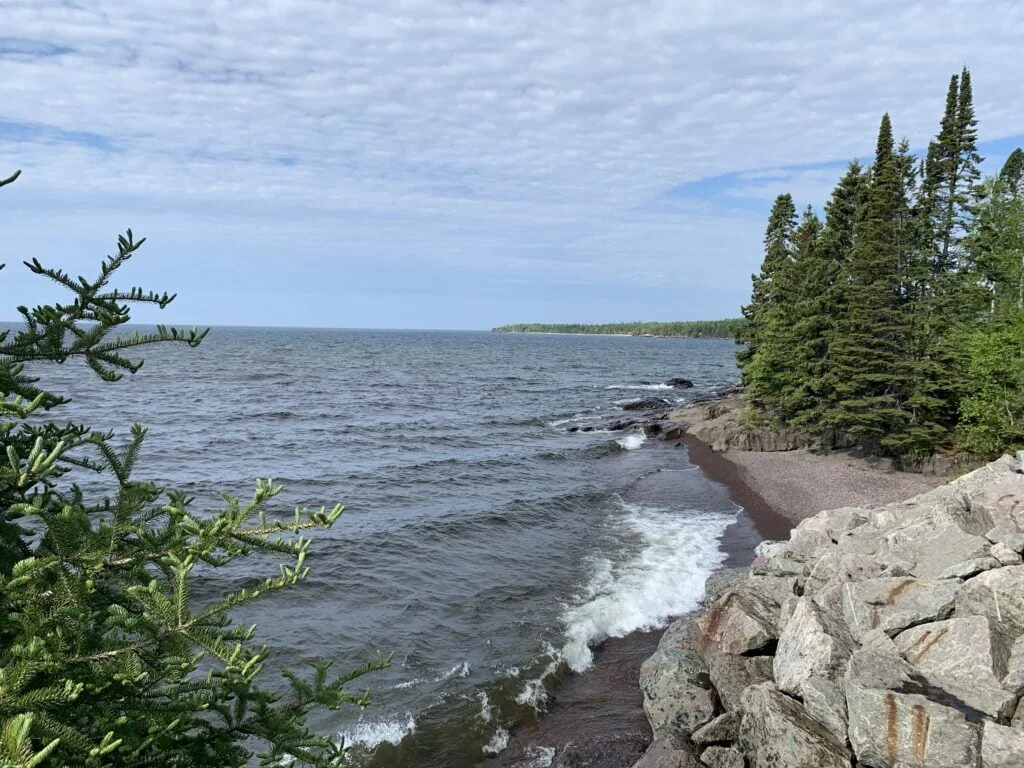 North shore of lake superior in minnesota
