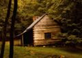 Restoring a log cabin