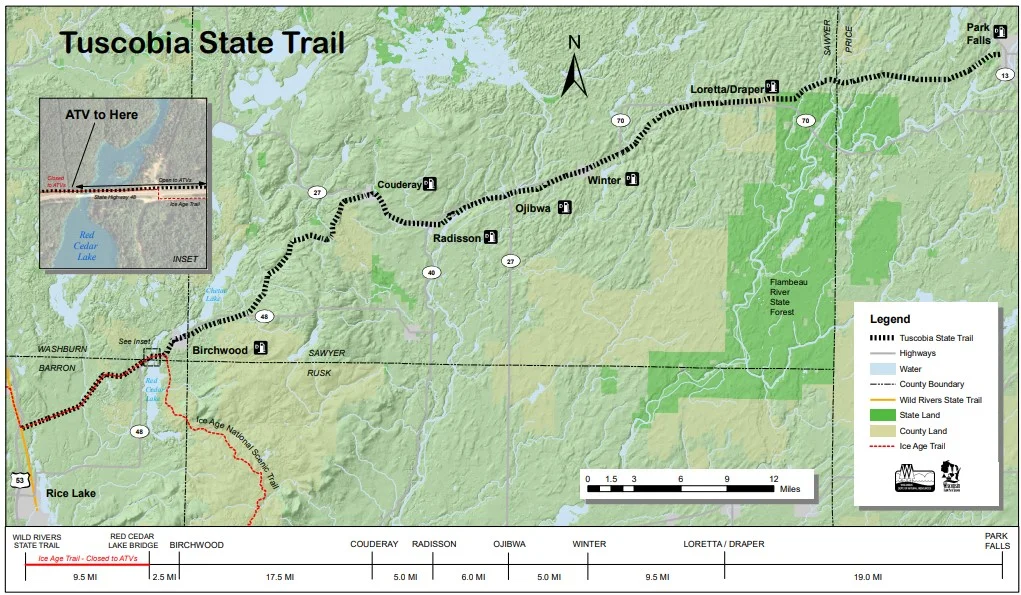 Tuscobia state trail map