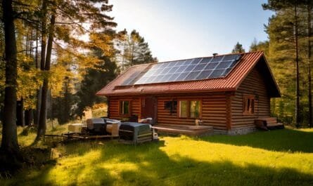 Solar on cabin