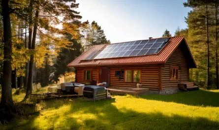 Solar on cabin