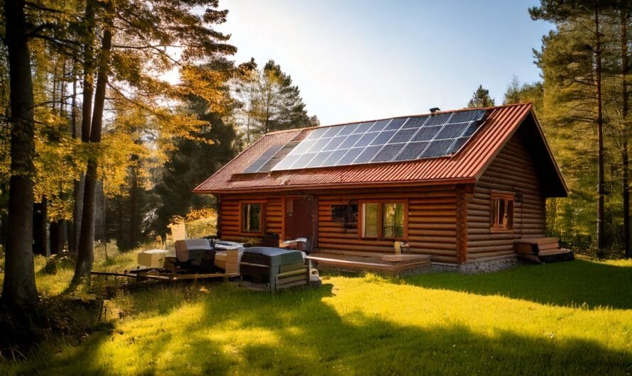 Cabin off-grid living made easier: a simple solar setup explained – video review