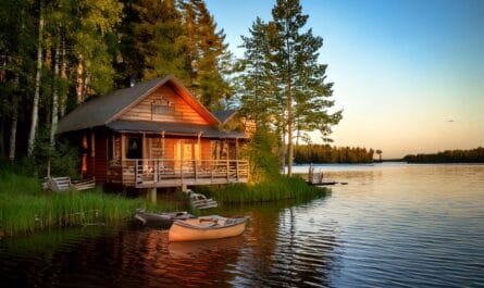 Wisconsin lake cabin