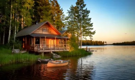 Wisconsin lake cabin