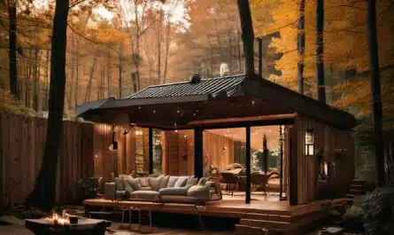 Tiny cabin life in ohio