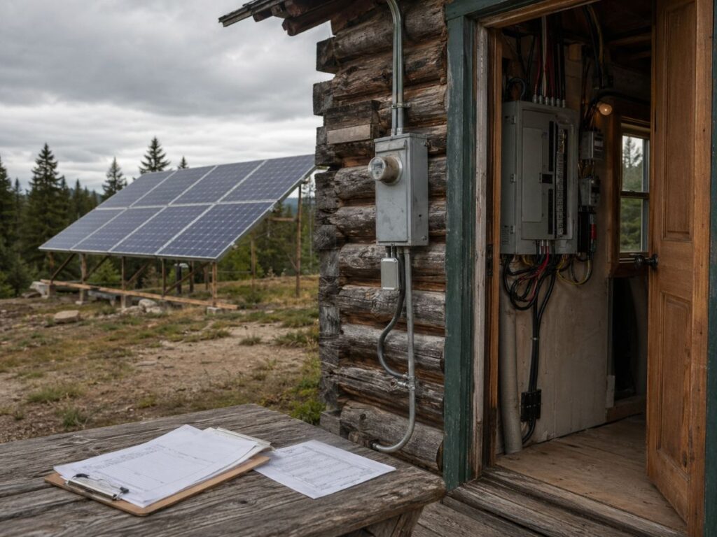 Cabin solar kit