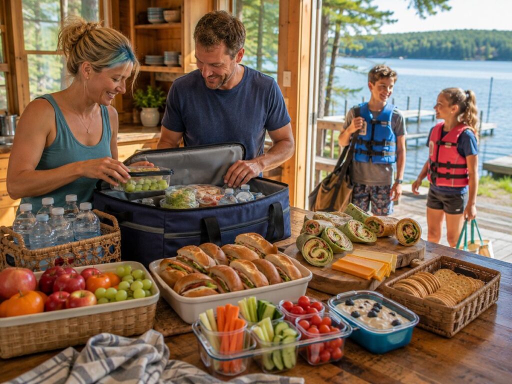 Keep cabin lunches simple