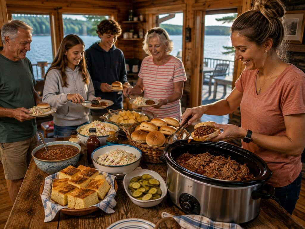Slow-cooker pulled pork waits for everyone